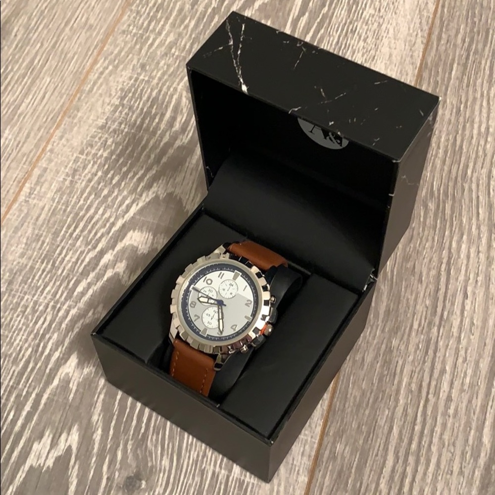 A&I Brown and Silver Men’s Watch